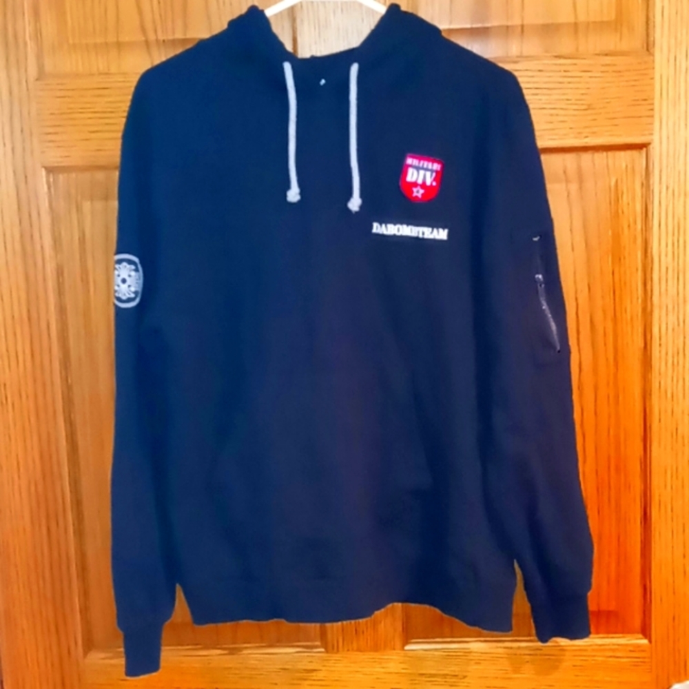 Mens hooded sweatshirt